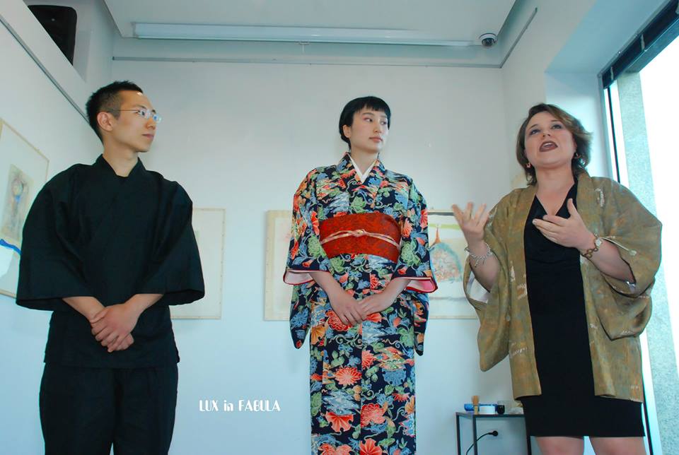 Vernissage mostra "di Asami Shoji e Toshinori Tanuma" foto di Claudio Correale (Lux in Fabula)